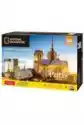 Cubic Fun Puzzle 3D. 128 El. National Geographic. Notre-Dame