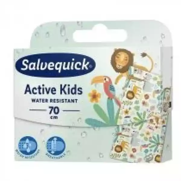 Salvequick Active Kids Water Resistant Plaster Elastyczny Dla Ak