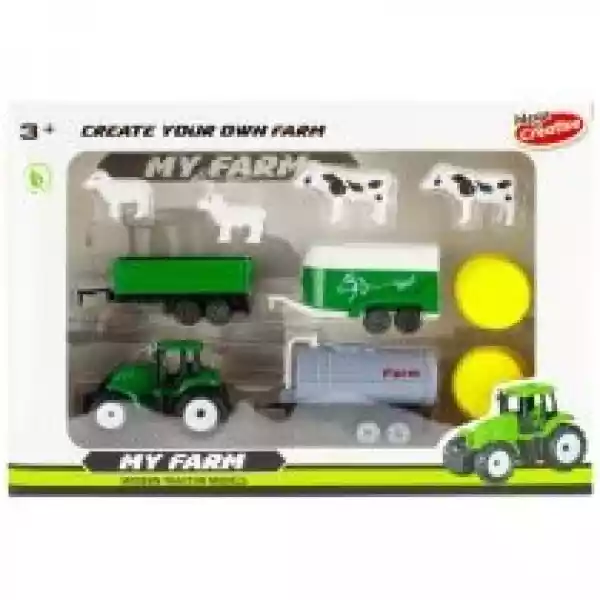  Traktor Moje Ranczo Farma Z Akcesoriami Mega Creative 462665 