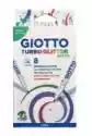 Giotto Flamastry Turbo Glitter Brokatowo-Pastelowe