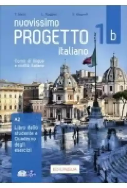 Nuovissimo Progetto Italiano 1B. Podręcznik + Zeszyt Ćwiczeń + C