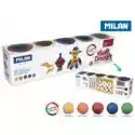 Milan Milan Ciastolina Brokatowa 5 Kolorów X 142 G