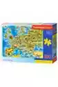 Castorland Puzzle 100 El. Mapa Europy