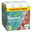 Pampers Pampers Pieluszki Midi 3 Active Baby-Dry (6-10 Kg) Monthly Box 2