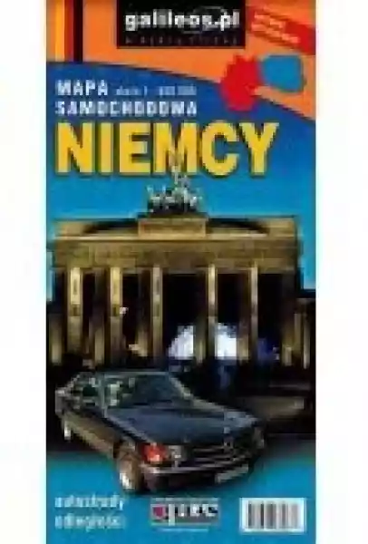 Mapa Samochodowa - Niemcy 1:650 000