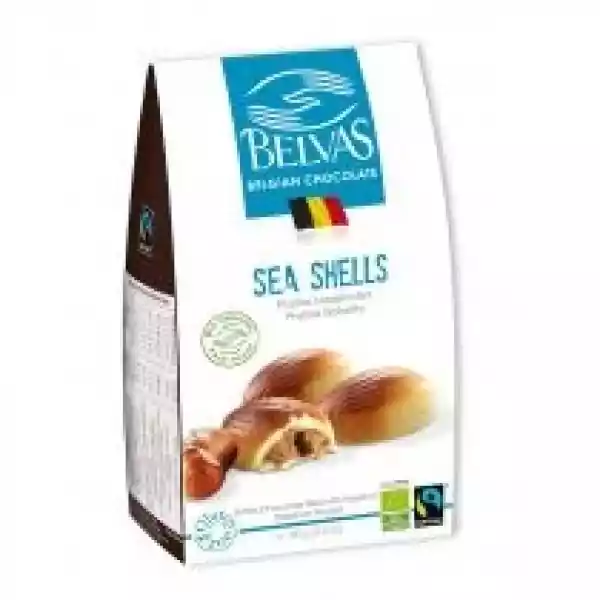 Belvas Belgijskie Czekoladki Białe Z Nadzieniem Orzechowym Sea S