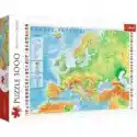 Trefl  Puzzle 1000 El. Mapa Fizyczna Europy Trefl