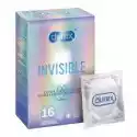 Durex  Durex Prezerwatywy Invisible Dodatkowo Nawilżane Cienkie 16 Szt