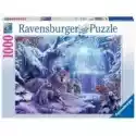 Ravensburger  Puzzle 1000 El. Wilki Zimą Ravensburger
