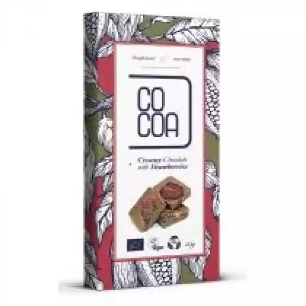 Cocoa Czekolada Creamy Z Truskawkami 50 G Bio