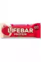 Lifefood Baton Proteinowy Z Truskawkami Raw Bez Dodatku Cukrów Bezgluteno