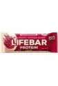 Lifefood Baton Proteinowy Z Malinami Raw Bez Dodatku Cukrów Bezglutenowy