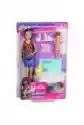 Mattel Barbie Opiekunka Zestaw + Lalki Fhy97