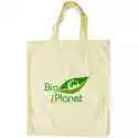 Bio Planet  Torba Na Zakupy Bawełniana Z Logo Bio Planet 