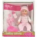 Dolls World  Lalka Bobas Baby Olivia Pijąca, Sikająca 38 Cm Peterkin