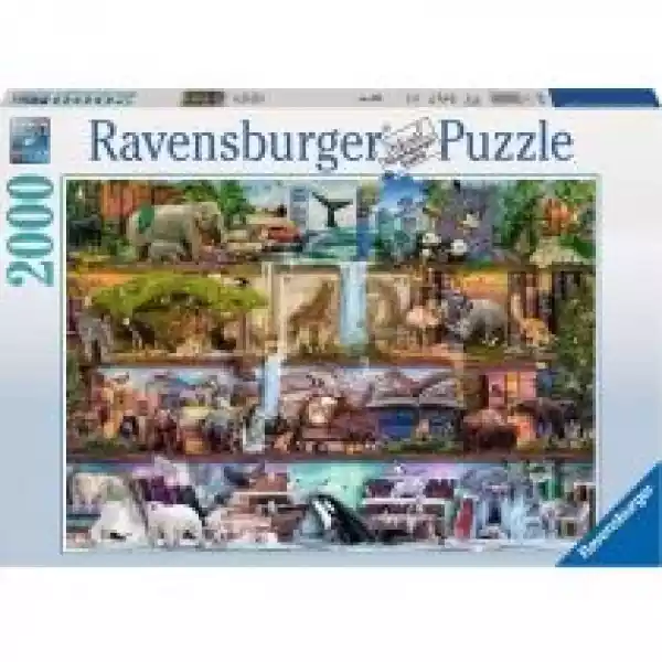  Puzzle 2000 El. Świat Zwierząt Ravensburger
