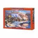 Castorland  Puzzle 500 El. Domek Zimowy Castorland