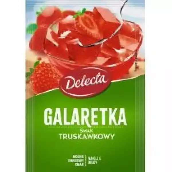 Delecta Galaretka Smak Truskawkowy 70 G