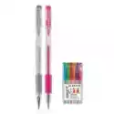 Starpak Długopisy Żelowe Brokatowe Z Gripem 6 Kolorów