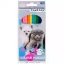 Starpak Starpak Kredki Ołówkowe W Pudełku Kitty 12 Kolorów