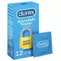 Durex  Durex Prezerwatywy Extra Safe Grubsze Nawilżane 12 Szt.