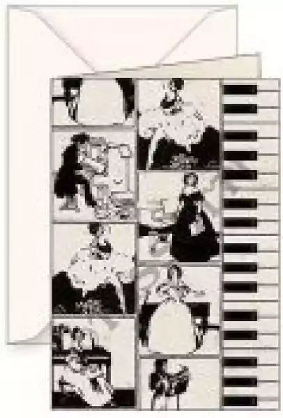 Karnet B6 + Koperta 5731 Pianino