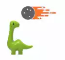 Przypinki Dinozaur I Kometa - Mtm