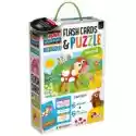 Lisciani  Puzzle Dziecięce I Flashcards. Farma Lisciani