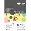 Happy Color Happy Color Blok Techniczny A4 Premium Biały 10 Kartek