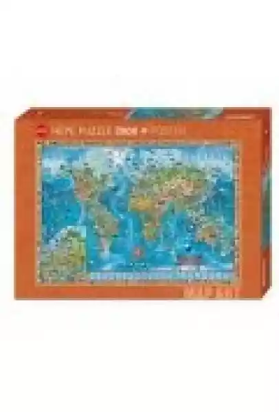 Puzzle 2000 El. Wspaniały Świat + Plakat