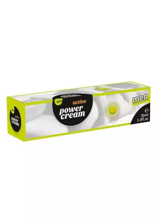 Power Cream - Erekcja I Moc Gwarantowana 30Ml | 100% Oryginał| D
