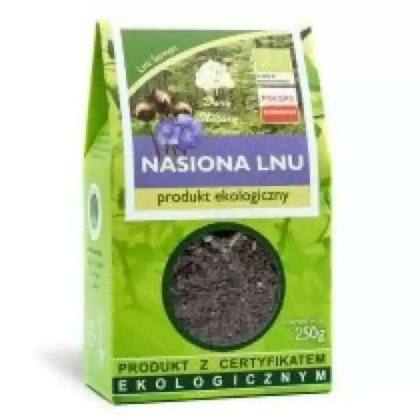 Dary Natury Nasiona Lnu (Siemię Lniane) 250 G Bio
