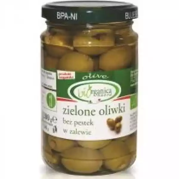 Biorganica Nuova Oliwki Zielone Bez Pestek W Zalewie (Słoik) 280
