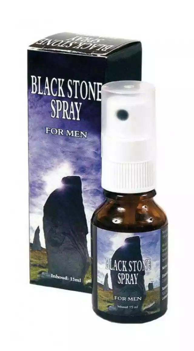Black Stone - Delay Spray Opóźniający Wytrysk 15Ml | 100% Orygin