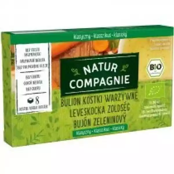Natur Compagnie Bulion - Kostki Warzywne Bez Dodatku Cukrów 84 G