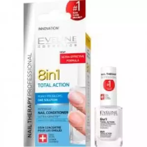 Eveline Cosmetics Nail Therapy Professional 8W1 Total Action Sko