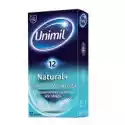 Unimil Unimil Natural+ Lateksowe Prezerwatywy 12 Szt.