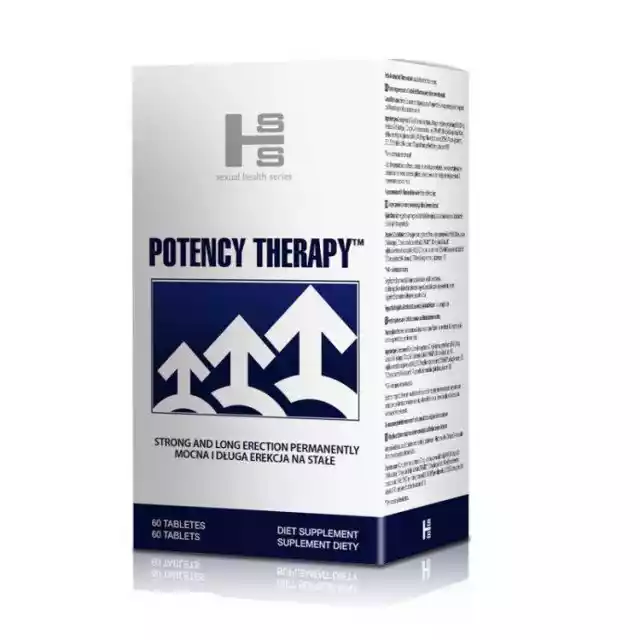 Potency Therapy - Hit Na Erekcję - 60 Kaps. | 100% Oryginał| Dys