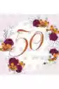 Karnet Swarovski Kwadrat Cl1450 Urodziny 50 Kwiaty