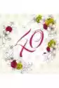 Karnet Swarovski Kwadrat Cl1440 Urodziny 40 Kwiaty