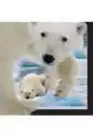 Magnes 3D Niedźwiedź Polarny Z Młodym