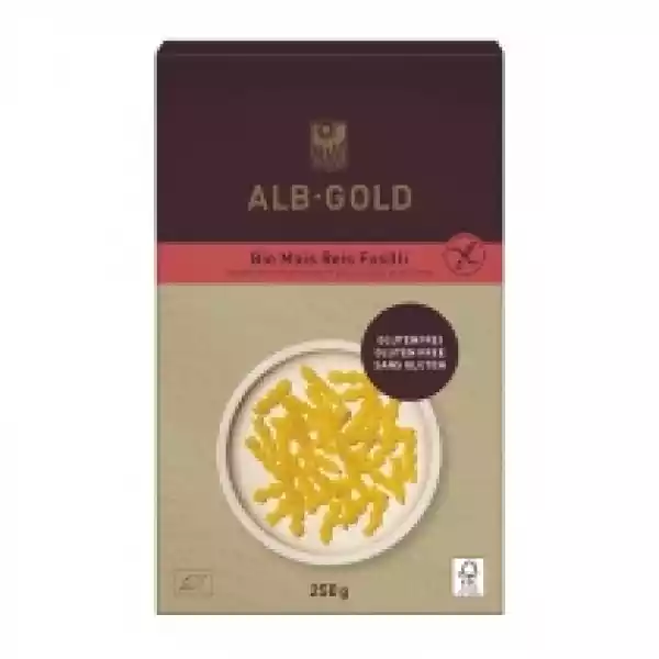 Alb-Gold Makaron Kukurydziano - Ryżowy Świderki Bezglutenowy 250