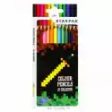 Starpak Starpak Kredki Ołówkowe Pixel Game 484791 12 Kolorów
