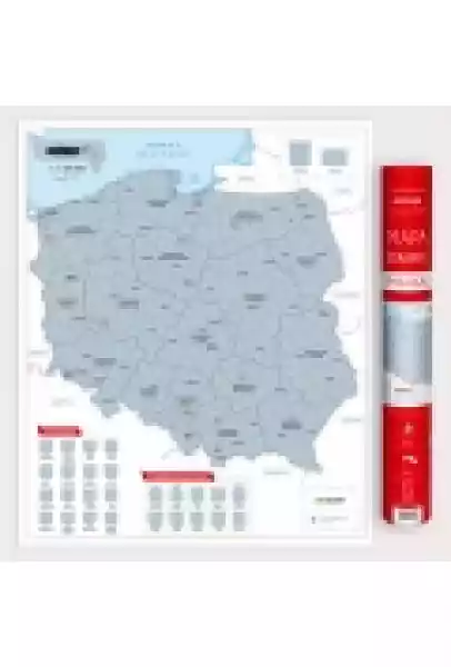 Mapa Zdrapka - Polska 1:1 500 000