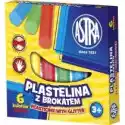 Astra Papiernicze Astra Plastelina Z Brokatem 6 Kolorów