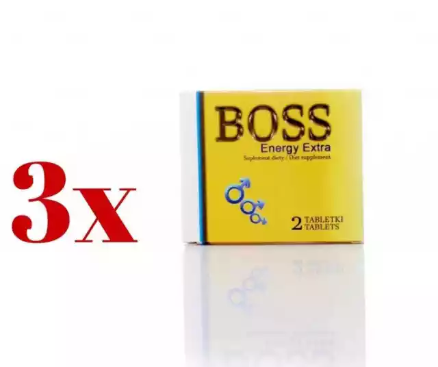 Mega Zestaw  Boss Energy Extra Ginseng 6 Tab. | 100% Dyskrecji |