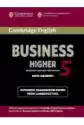 Cambridge English Business 5 Higher Sb W/ans