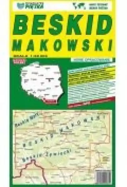Beskid Makowski. Mapa Turystyczna W Skali 1:60 000