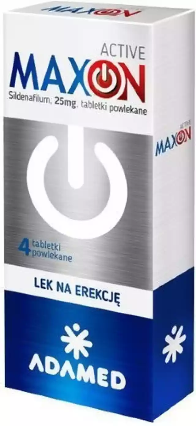Maxon Active 4 Tabletki - Lek Na Erekcję Bez Recepty