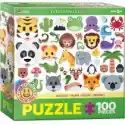  Puzzle 100 El. Smartkids Emojipuzzle Wildlife Eurographics